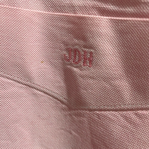 Brooks Bros pink OCBD dress shirt 16 32 - Picture 2 of 3